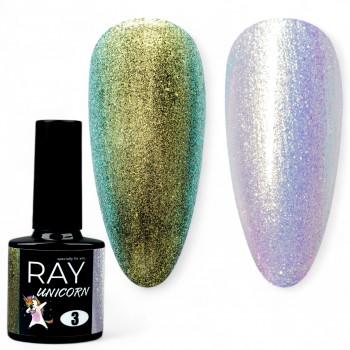 Гель-лак RAY UNICORN  3, 8 мл