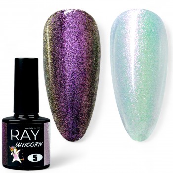 Гель-лак RAY UNICORN  5, 8 мл