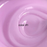 Однофазний гель для нарощування нігтів NATA gel COLOR №1, 50 ml