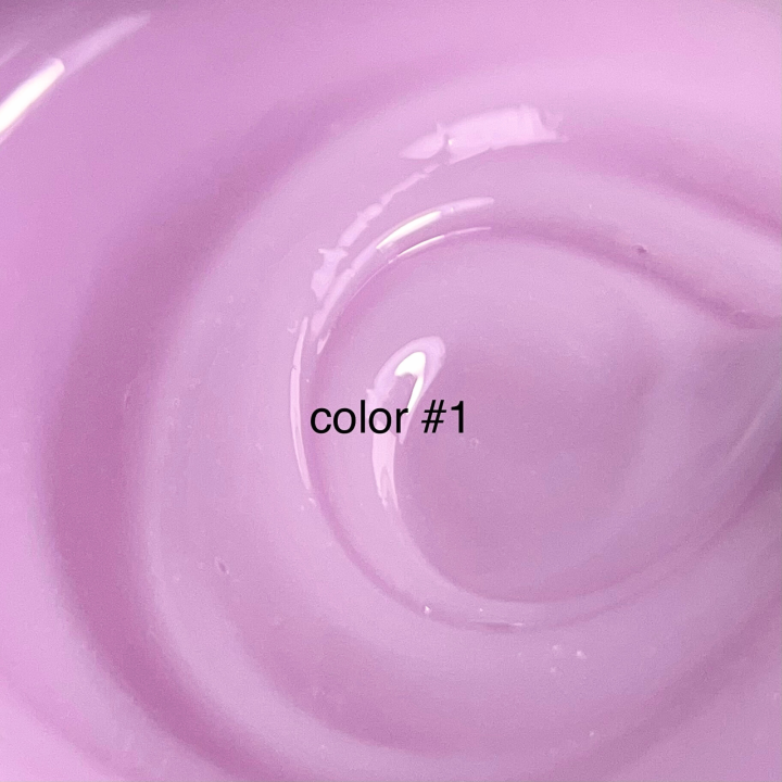 Однофазний камуфляжний гель для нігтів NATA gel COLOR №1, 15ml