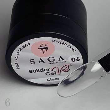 SAGA Professional Builder Gel Veil 6 15ml