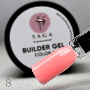 SAGA Professional Builder Gel COLOR 8 15ml