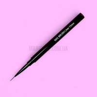 Пензлик тонкий для дизайну нігтів Liner 12 мм (графіт з ковпачком)