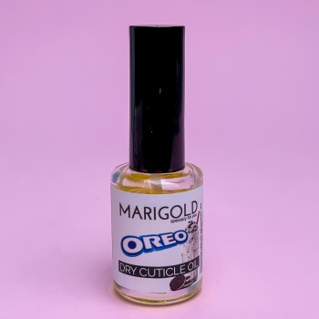 Олія для кутикули суха "MARIGOLD" 10 мл, Шоколадне печиво OREO