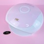 UV/LED лампа бело-розовая для сушки гелей и гель-лаков SML S2, 48 Вт 