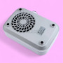 Витяжка для манікюру з фільтром НЕРА BUCOS CYCLONE V3-B на 100W, біла на акумуляторі