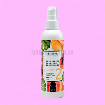 TANOYA Крем-маска колагено-еластинова «Тропічний коктейль», 200 мл