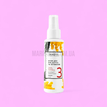 TANOYA  Крем для рук, нігтів та кутикули «Мімоза», 100 мл