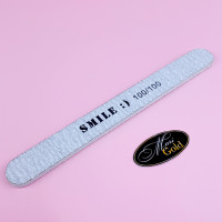 Пилочка вузька для нігтів "SMILE :)" 100/100