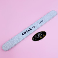 Пилочка вузька для нігтів SMILE :)" 100/180