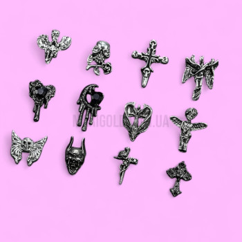 Декор металевий, готичний в асортименті 1 шт