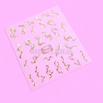 Гибкая 3D наклейка для ногтей TH-1102