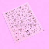 Гнучка 3D наклейка для нігтів TL-195