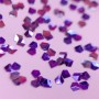 Декор у баночці для нігтів 3D діамант (луска дракона), голографік фіолетовий