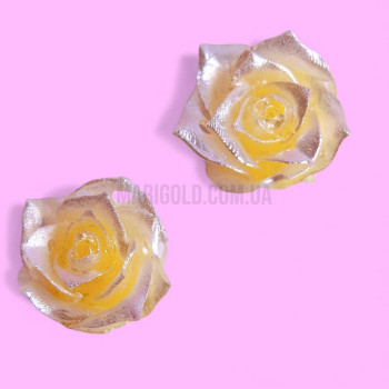 Декор для нігтів Designer "Троянда кольорова" 2 шт/упак С12