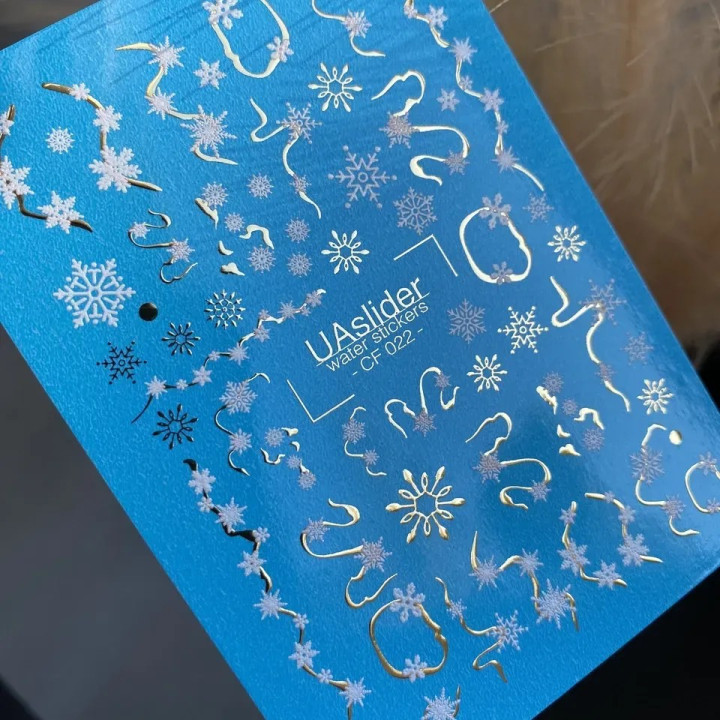 Слайдер-дизайн для ногтей рельефный CF-022