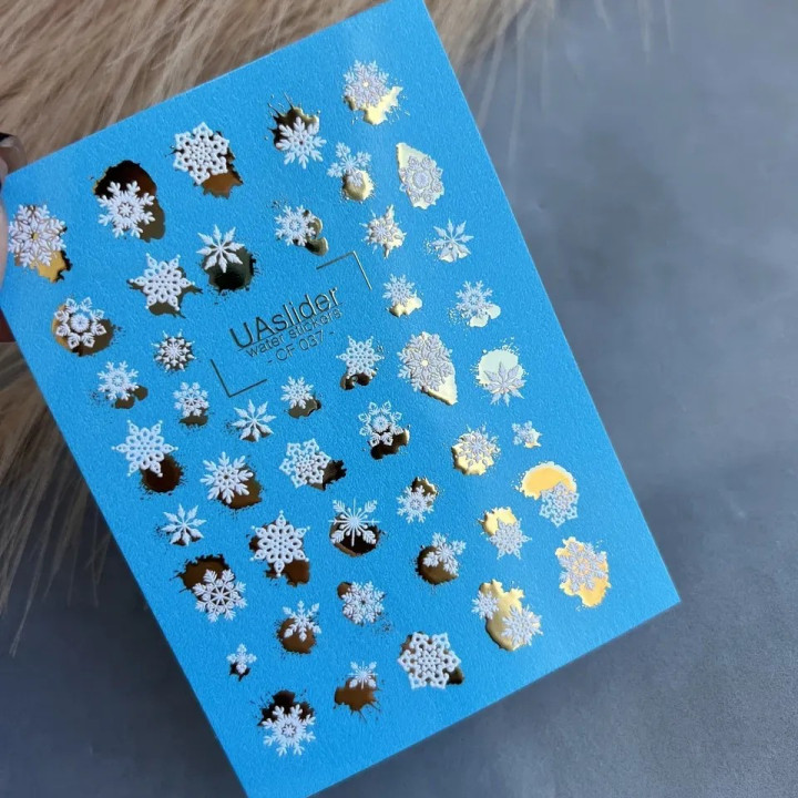 Слайдер-дизайн для ногтей рельефный CF-037