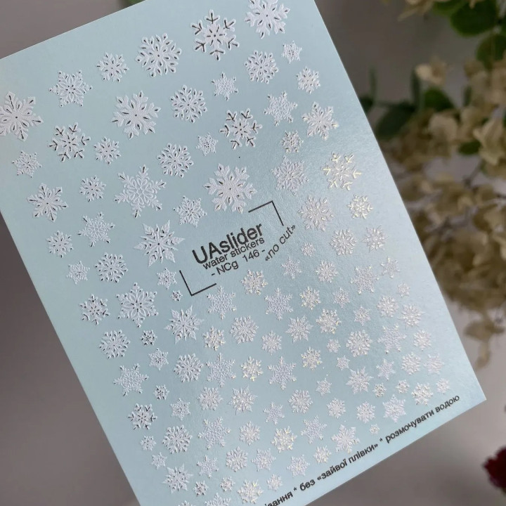 Слайдер-дизайн для ногтей рельефный NCg-146