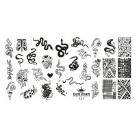 Пластина для стемпінгу 12*6см Designer 121