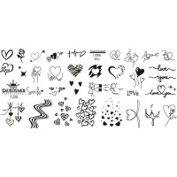 Пластина для стемпінгу 12*6см Designer 128