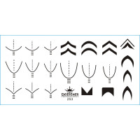 Пластина для стемпінгу 12*6см Designer 253