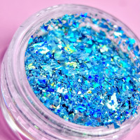 Декор для нігтів Пластівці Юкі Бірюзовий №11