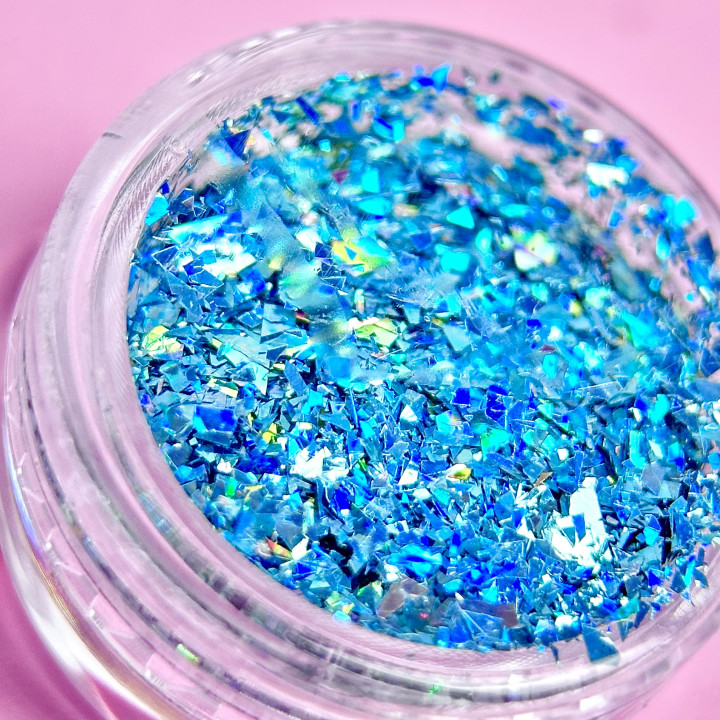 Декор для нігтів Пластівці Юкі Бірюзовий №11