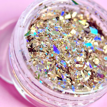 Декор для нігтів Пластівці Юкі Бронза №9