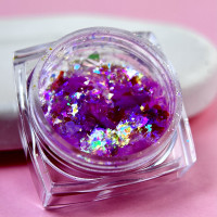 Декор для нігтів Пластівці Юкі Опал, №6