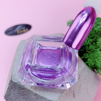 Втирка с металлическим эффектом Lilly Beaute #9 Light purple