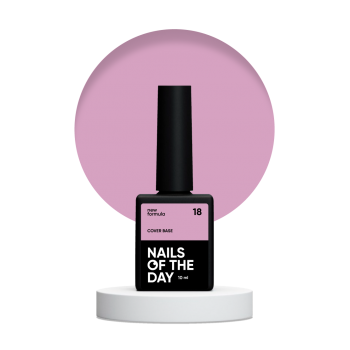 Base NAILSOFTHEDAY Cover NEW Formula № 18, 10 мл