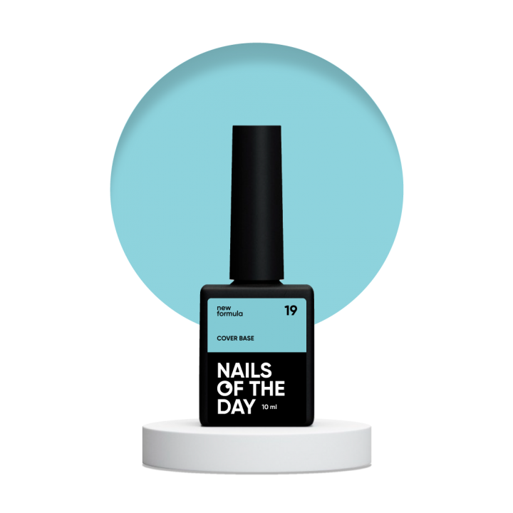 Base NAILSOFTHEDAY Cover NEW Formula № 19, 10 мл