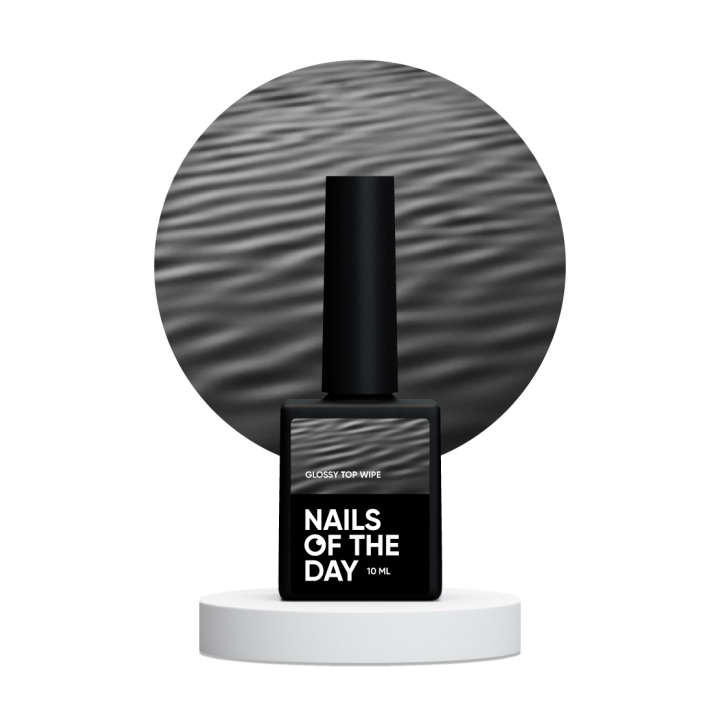 Top NAILSOFTHEDAY Glossy з липким шаром БЕЗ УФ, 10 мл