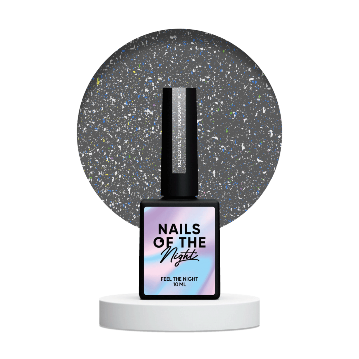 Top NAILSOFTHENIGHT светоотражающий Reflective Holographic, 10 мл